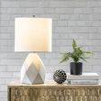 21-inch Polished Cement Dome Table Lamp | Light Grey Online now