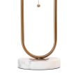 20-inch Oblong Steel Hoop Table Lamp | Gold Online Hot Sale