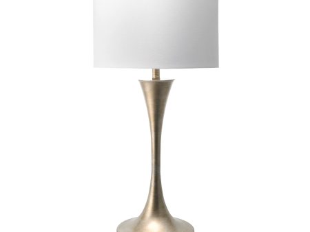 33-inch Metal Funnel Vase Table Lamp | Gold Online Hot Sale