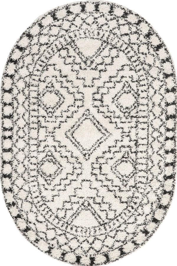 Moroccan Tasseled Rug | Off White For Discount