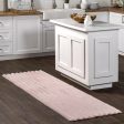 Kris Striped Plush Cloud Washable Rug | Blush Discount