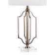 32-inch Metal Moroccan Frame Table Lamp | Antique Brass Cheap