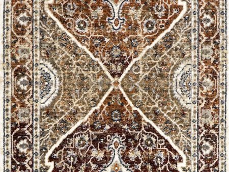 Aaliyah Medallion Fringed Rug | Beige Hot on Sale