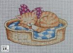 Needlepoint Canvas: Cat Nap Online Hot Sale