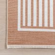 Lula Arced Reversible Washable Rug | Burnt Orange Sale