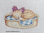 Needlepoint Canvas: Cat Nap Online Hot Sale