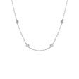 Classic Bezel Station Diamond Necklace 1ct Online Sale