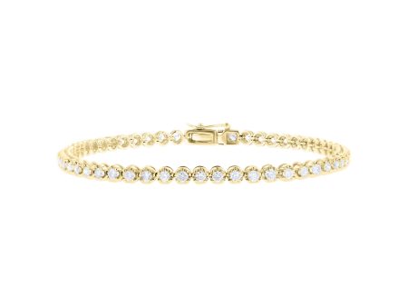 Endless Diamond Tennis Bracelet 2ct on Sale