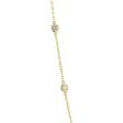 Classic Bezel Station Diamond Necklace 1ct Online Sale