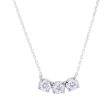 Mirage Three Stone Diamond Necklace 1 4 ct Supply