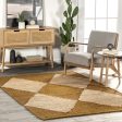 Jute Harlequin Trellis Rug | Gold For Cheap