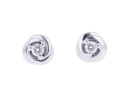 Love Knot Diamond Earrings Online now