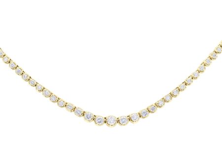 Miracle Diamond Tennis Necklace 3 3 4ct Online Hot Sale