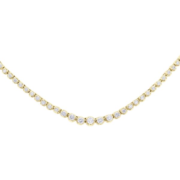 Miracle Diamond Tennis Necklace 3 3 4ct Online Hot Sale