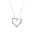 Mirage Diamond Heart Necklace- 1 6CT Cheap