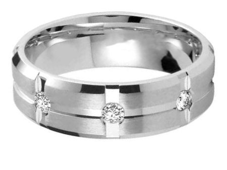 Block Style Diamond Wedding Ring Supply