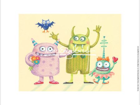 Monsters and Aliens Fine Art Print Online Sale