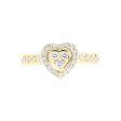 Mila Heart Diamond Ring Hot on Sale