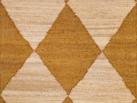 Jute Harlequin Trellis Rug | Gold For Cheap