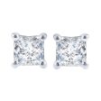 Exclusive Princess Diamond Stud Earrings 1 3ct Online