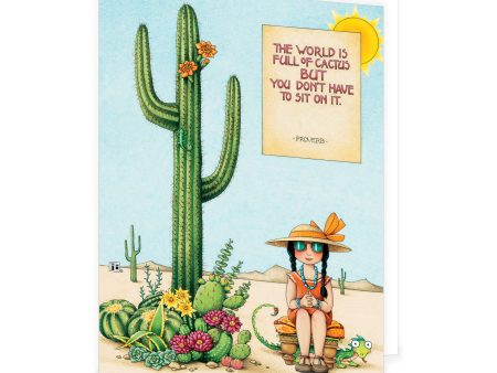 Cactus Greeting Card For Cheap