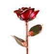 Valentine s Day Red Rose Gold Dipped Rose Online Sale