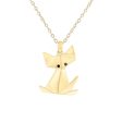 Origami Cat Diamond Necklace Online