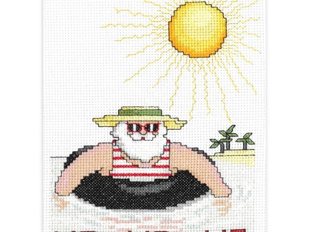 Sunburned Santa Counted Cross Stitch Kit Online now