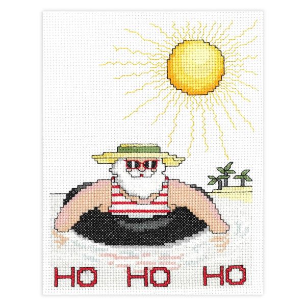 Sunburned Santa Counted Cross Stitch Kit Online now