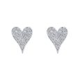 Effortless Elongated Heart Diamond Earrings Online