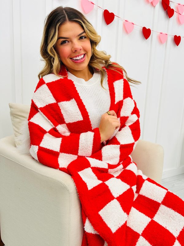 Checker Blanket-Multiple Colors! For Cheap