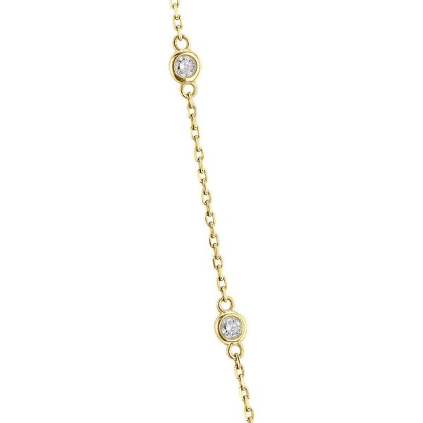 Classic Bezel Station Diamond Necklace 3 4ct Online Hot Sale