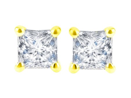 Princess Bella Diamond Stud Earrings 1 3ct Online Hot Sale