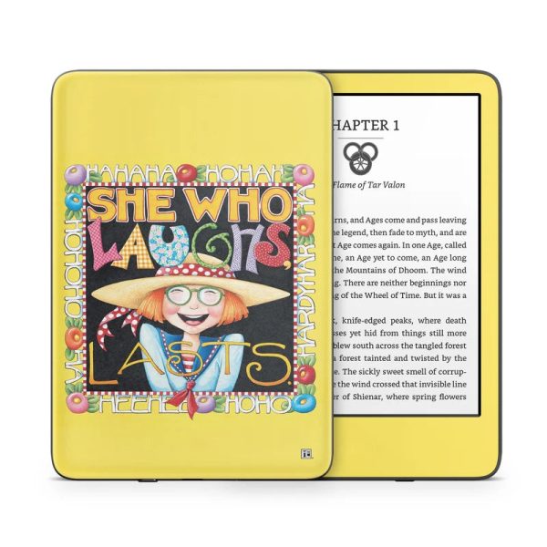 She Who Laughs Tablet Skin Hot on Sale