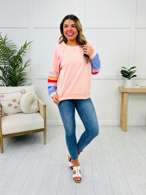 Prism Perfection Pullover In Lt Coral Online Hot Sale