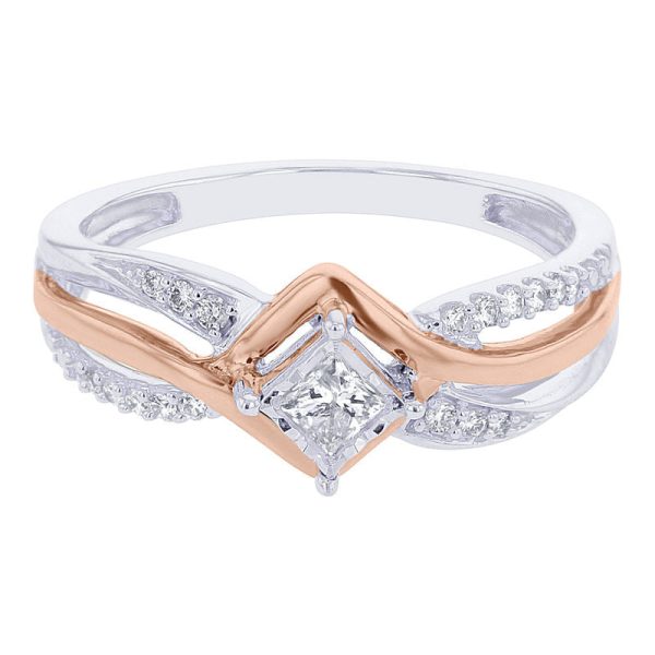 Bypass Princess Mirage Ready for Love Diamond Engagement Ring Hot on Sale