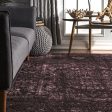 Ring Around The Rosette Rug | Burgundy For Discount