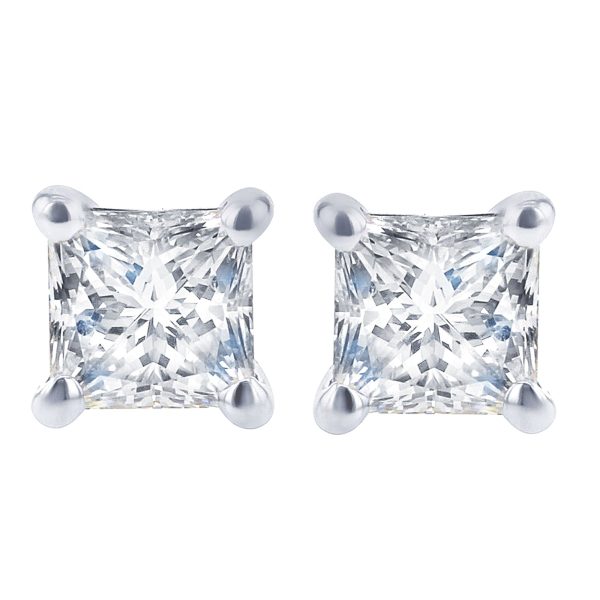 Exclusive Princess Diamond Stud Earrings 1ct Online