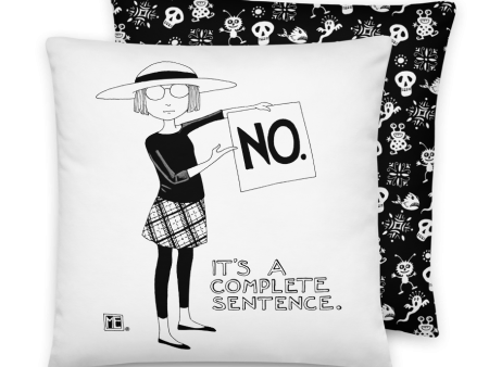 Complete Sentence Pillow Supply