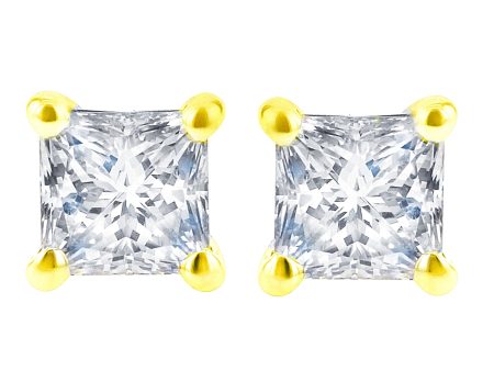 Exclusive Princess Diamond Stud Earrings 1ct Online