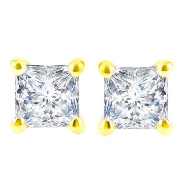 Exclusive Princess Diamond Stud Earrings 1ct Online