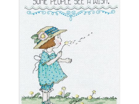 Weed or Wish Counted Cross Stitch Kit Cheap