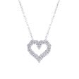 Mirage Heart Diamond Necklace - 1 20ct Supply