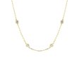 Classic Bezel Station Diamond Necklace 1ct Online Sale