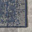 Abstract Indoor Outdoor Rug | Blue on Sale