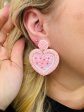 Blushing Heart Earrings Discount