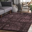 Ring Around The Rosette Rug | Burgundy For Discount