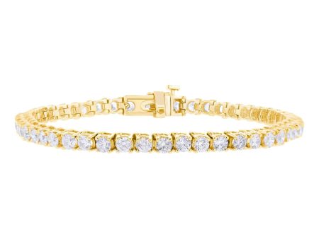 Divinely Classic Diamond Tennis Bracelet 5ct Online Sale