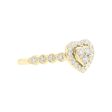 Mila Heart Diamond Ring Hot on Sale