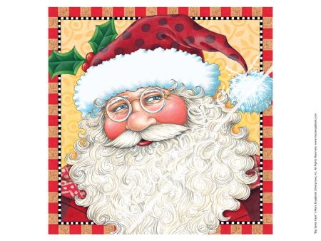 Big Santa Face Fine Art Print Online now